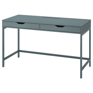 IKEA ALEX desk, gray-turquoise, 52x22 7/8 in , IKEA Sale | 53916LZHX