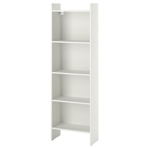 IKEA BAGGEBO bookcase, white, 19 5/8x9 7/8x63 in , IKEA Sale | 70986JFSE