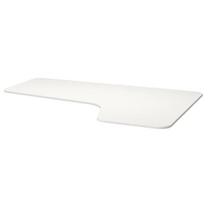 IKEA BEKANT Corner table top right, white, 63x43 1/4 in , IKEA Sale | 91380QUDF