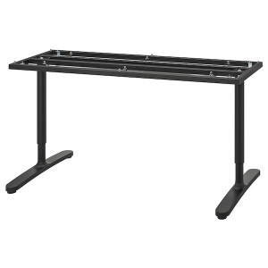 IKEA BEKANT Underframe for table top, black, 63x31 1/2 in , IKEA Sale | 84321URKB