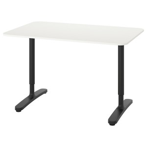 IKEA BEKANT desk, white/black, 47 1/4x31 1/2 in , IKEA Sale | 76809PENX