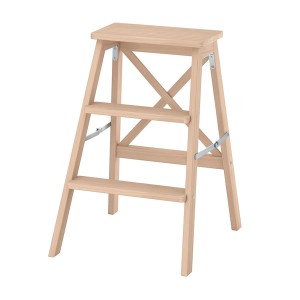 IKEA BEKVÄM stepladder, 3 steps, beech, 24 3/4 in , IKEA Sale | 54298RZIF