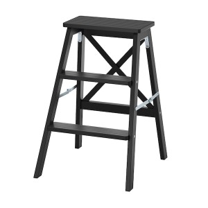 IKEA BEKVÄM stepladder, 3 steps, black, 24 3/4 in , IKEA Sale | 67183QOUW