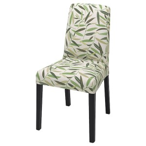 IKEA BERGMUND chair, black/Fågelfors multicolor , IKEA Sale | 57016EYXH