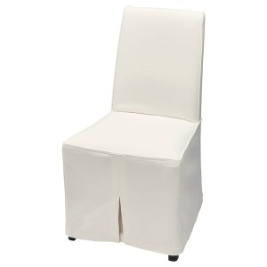 IKEA BERGMUND chair cover, long, Inseros white , IKEA Sale | 79536ZNRE