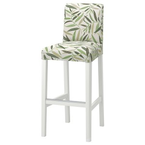 IKEA BERGMUND cover for bar stool with backrest, Fågelfors multicolor , IKEA Sale | 15938DLHY