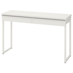 IKEA BESTÅ BURS desk, high gloss white, 47 1/4x15 3/4 in , IKEA Sale | 49753ULDV