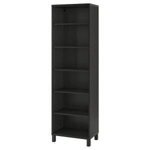 IKEA BESTÅ cabinet, black-brown, 23 5/8x15 3/4x79 1/2 in , IKEA Sale | 90634DBPF