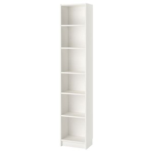 IKEA BILLY Bookcase, white, 15 3/4x11x79 1/2 in , IKEA Sale | 52607FEID