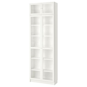 IKEA BILLY / OXBERG bookcase, white, 31 1/2x11 3/4x93 1/4 in , IKEA Sale | 17834EYLX