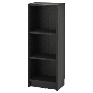 IKEA BILLY bookcase, black oak effect, 15 3/4x11x41 3/4 in , IKEA Sale | 76201CUNT