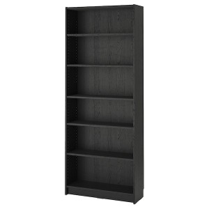 IKEA BILLY bookcase, black oak effect, 31 1/2x11x79 1/2 in , IKEA Sale | 23187OLDC