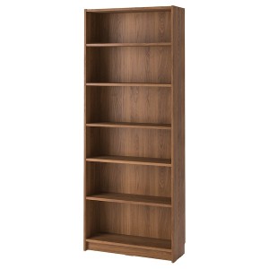 IKEA BILLY bookcase, brown walnut effect, 31 1/2x11x79 1/2 in , IKEA Sale | 40598YWLP