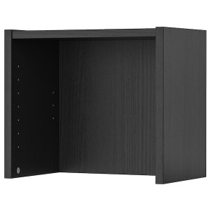 IKEA BILLY height extension unit, black oak effect, 16x11x14 in , IKEA Sale | 39082FZRC