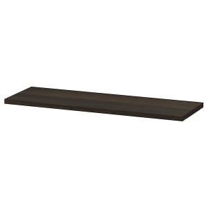 IKEA BILLY shelf, dark brown oak effect, 30x10 in , IKEA Sale | 37142KROY