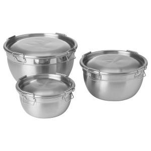 IKEA CIKLID bowl with lid, set of 3 , IKEA Sale | 46318MHDO