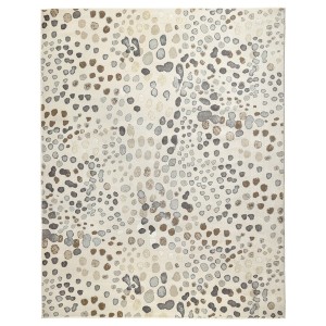 IKEA DUBBELFIL rug, low pile, dot pattern/beige, 7'10 inx9'10 in , IKEA Sale | 93567ATVB