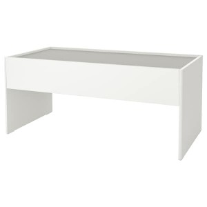 IKEA DUNDRA activity table with storage, white/gray , IKEA Sale | 87963GSDV