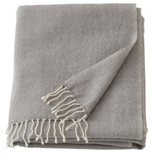 IKEA DYNDVÄRGMAL throw, gray, 47x71 in , IKEA Sale | 13459UZNS