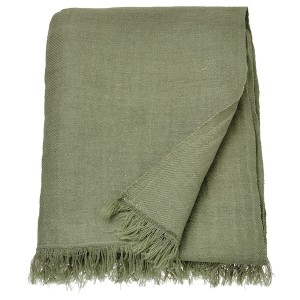 IKEA DYTÅG throw, gray-green, 51x67 in , IKEA Sale | 59048VFQW