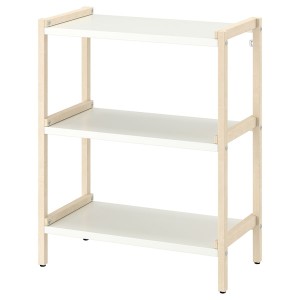 IKEA EKENABBEN open shelf unit, aspen/white, 27 1/2x13 3/8x33 7/8 in , IKEA Sale | 40135YDWN