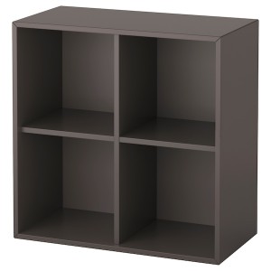 IKEA EKET Cabinet with 4 compartments, dark gray , IKEA Sale | 53984XDBR