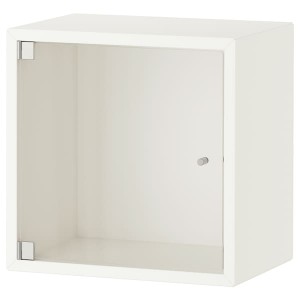 IKEA EKET wall cabinet with glass door, white, 13 3/4x9 7/8x13 3/4 in , IKEA Sale | 80596MKJA