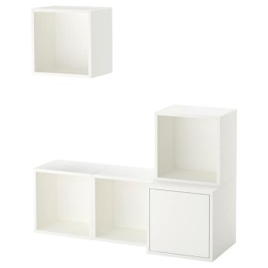 IKEA EKET wall-mounted cabinet combination, white, 41 3/8x13 3/4x47 1/4 in , IKEA Sale | 38175YVBA