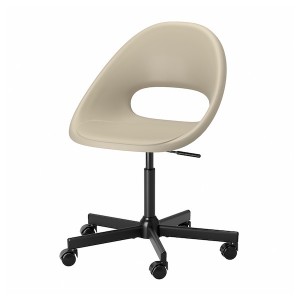 IKEA ELDBERGET / MALSKÄR swivel chair, beige/black , IKEA Sale | 83175RSFW