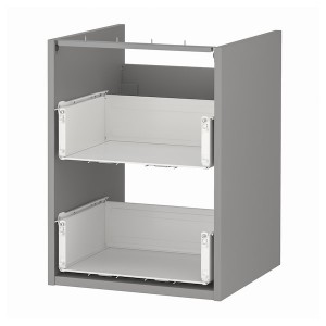 IKEA ENHET Base cabinet for sink with 2 drawers, gray, 18x18x24 in , IKEA Sale | 30176BJYW