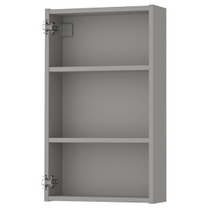 IKEA ENHET Wall cabinet with 2 shelves, gray, 18x6x30 in , IKEA Sale | 85402MPHW