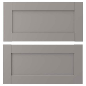 IKEA ENHET drawer front, gray frame, 24x12 in, 2 pack , IKEA Sale | 50839QALO