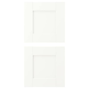 IKEA ENHET drawer front, white frame, 12x12 in, 2 pack , IKEA Sale | 26019EBQR