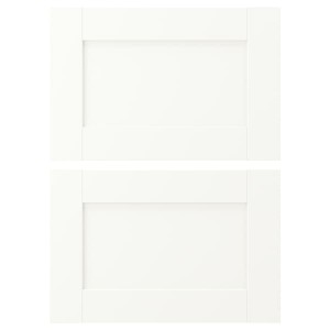 IKEA ENHET drawer front, white frame, 18x12 in, 2 pack , IKEA Sale | 83654DZVC