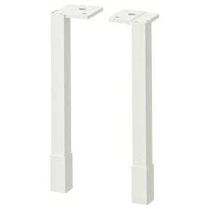 IKEA ENHET legs f cabinet, white, 8 in, 2 pack , IKEA Sale | 48657LDHM