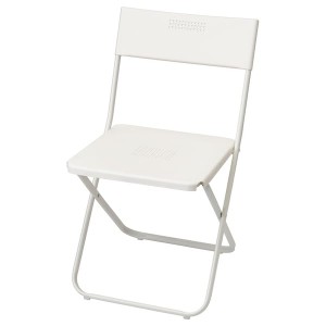 IKEA FEJAN Chair, outdoor, white foldable white , IKEA Sale | 45921ABZN