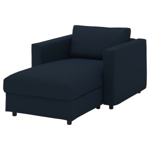 IKEA FINNALA chaise cover, Orrsta black-blue , IKEA Sale | 27014PNRI