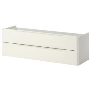 IKEA FJÄLKINGE Chest of drawers with 2 drawers, white, 46 1/2 in , IKEA Sale | 15683EZOS