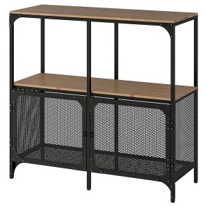 IKEA FJÄLLBO Shelf unit, black, 39 3/8x37 3/8 in , IKEA Sale | 95014XUGN