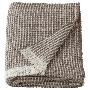 IKEA FLIKSTÅNDS throw, light brown/off-white, 51x67 in , IKEA Sale | 47058BSQG