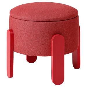 IKEA FÖRLUNDA pouffe, with storage/Tonerud red , IKEA Sale | 65012ALGM