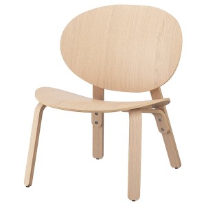 IKEA FRÖSET chair, white stained oak veneer , IKEA Sale | 76340SMKW