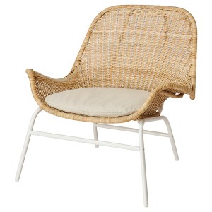 IKEA FRYKSÅS chair with cushion, rattan/Risane natural , IKEA Sale | 68541MBEW