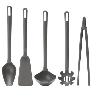 IKEA FULLÄNDAD 5-piece kitchen utensil set, gray , IKEA Sale | 41307ISFJ