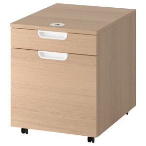 IKEA GALANT Drawer unit/drop file storage, white stained oak veneer, 17 3/4x21 5/8 in , IKEA Sale | 16540GUSW