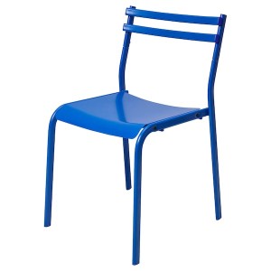 IKEA GENESÖN chair, metal/blue , IKEA Sale | 25780UOGH