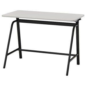 IKEA GLADHÖJDEN desk sit/stand, light gray/anthracite, 39 3/8x23 5/8 in , IKEA Sale | 29706UQAF