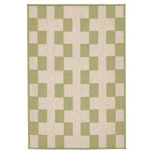 IKEA GÅNGSTIG kitchen mat, flatwoven green/off-white, 2'0 inx2'11 in , IKEA Sale | 74921ZWPO