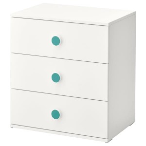 IKEA GODISHUS 3-drawer chest, white, 23 5/8x25 1/4 in , IKEA Sale | 72048GHLW