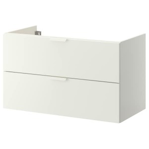 IKEA GODMORGON Sink cabinet with 2 drawers, white, 39 3/8x18 1/2x22 7/8 in , IKEA Sale | 73129QIJG